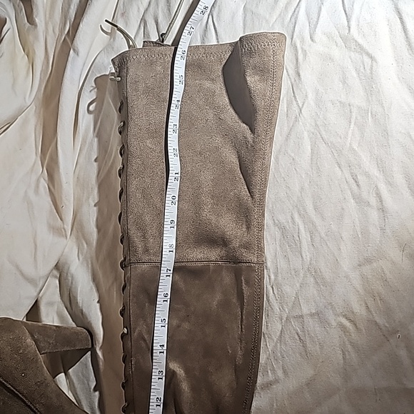 Wild Diva Tall Taupe Boot - Picture 4 of 13